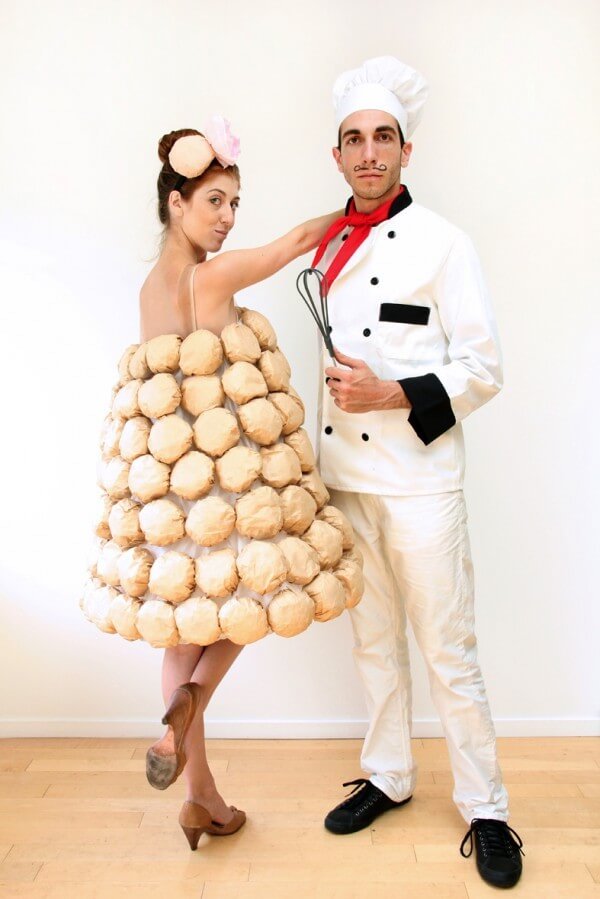 Croquembouche si costum de bucatar DIY